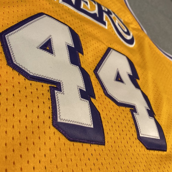 Los Angeles Lakers #44 Jerry West Adidas Hardwood Classics Jersey - Picture 3 of 11